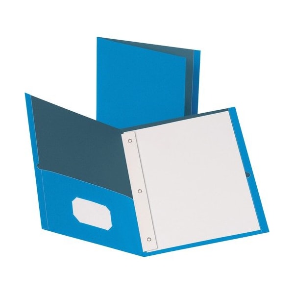 Business Source 2-Pocket Folders, 100 Sh Cap, Ltr, 9-1/2inx11in, LBE, 25PK BSN78507 - main